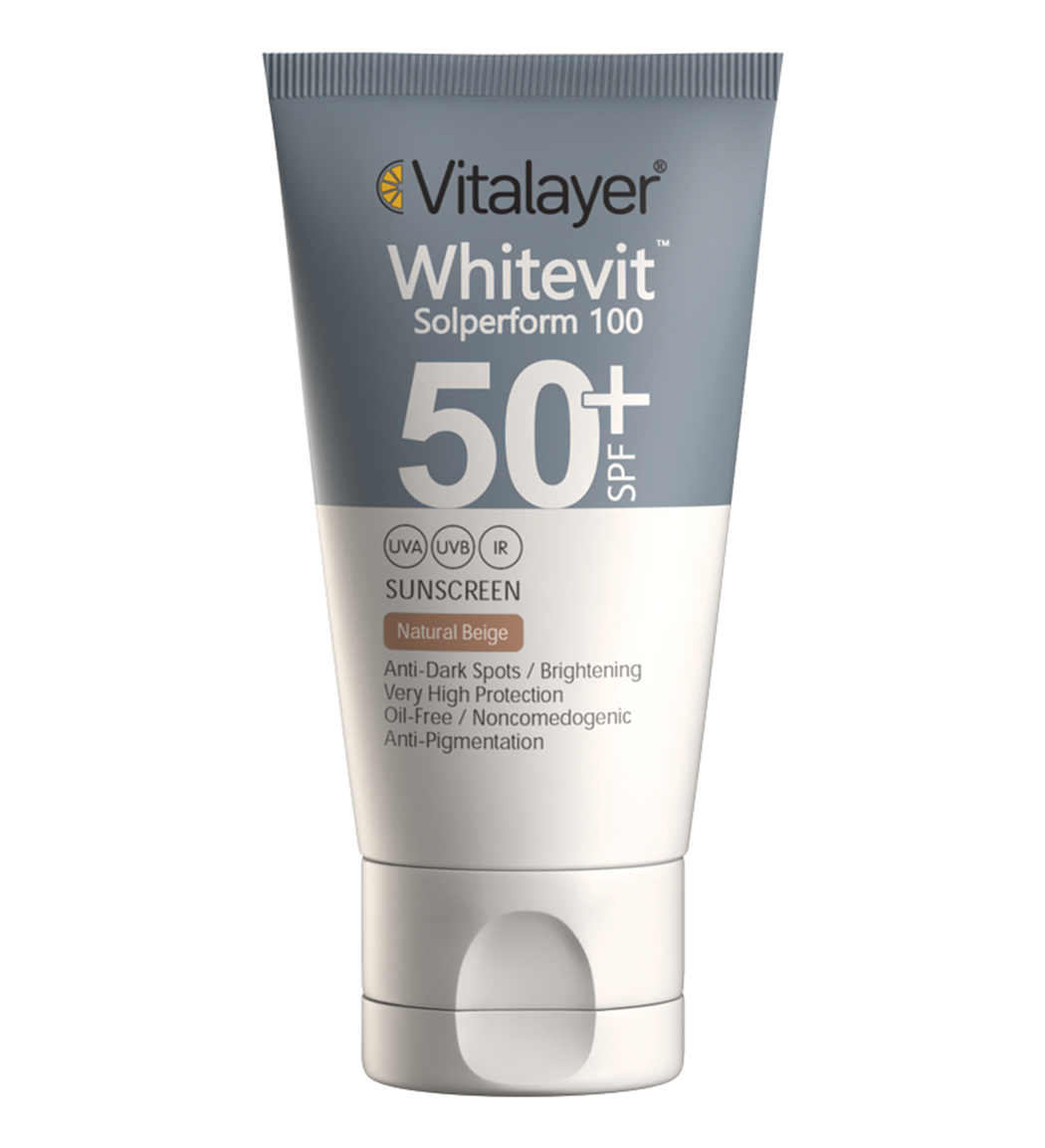 ضد آفتاب نچرال بژ مدل وایت ویت 40میل