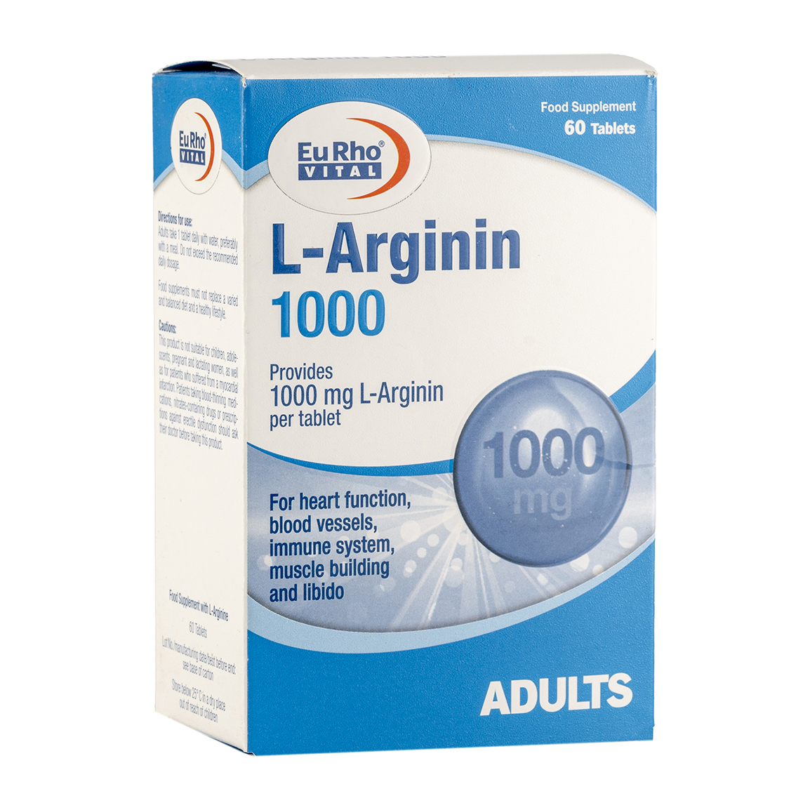 قرص ال آرژنین 1000 میلی گرم بسته 60 عددی