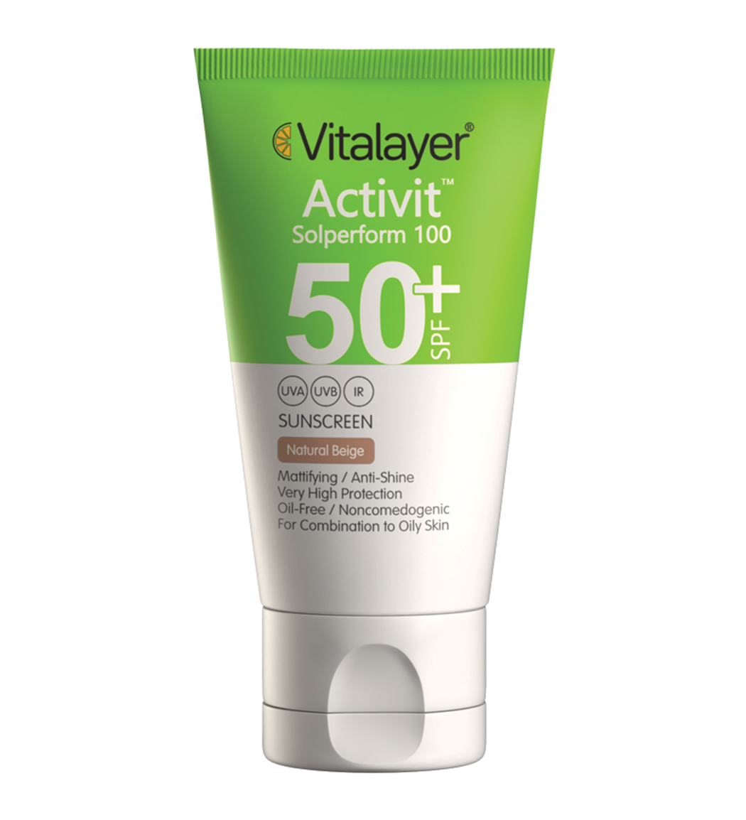 ضد آفتاب نچرال بژ  مدل اکتی ویت 40میل