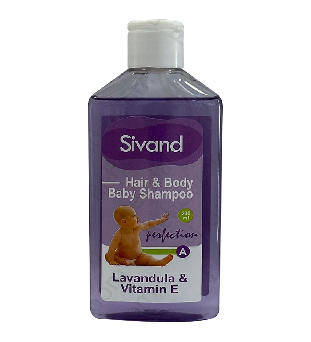شامپو سر و بدن کودک حاوی عصاره لاواند و ویتامین E حجم 200میل