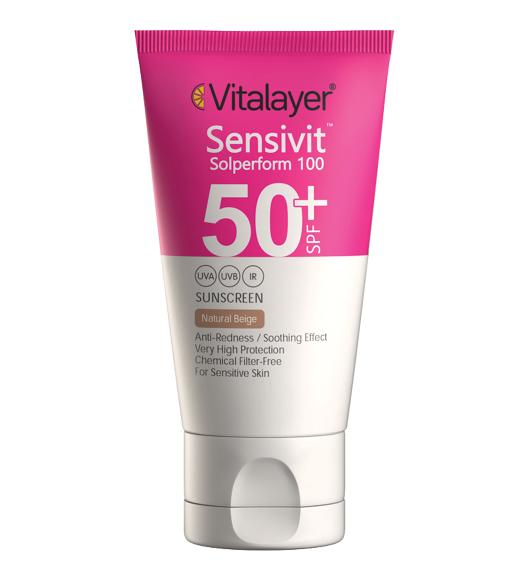 ضد آفتاب نچرال بژ  مدل سنسی ویت 40میل