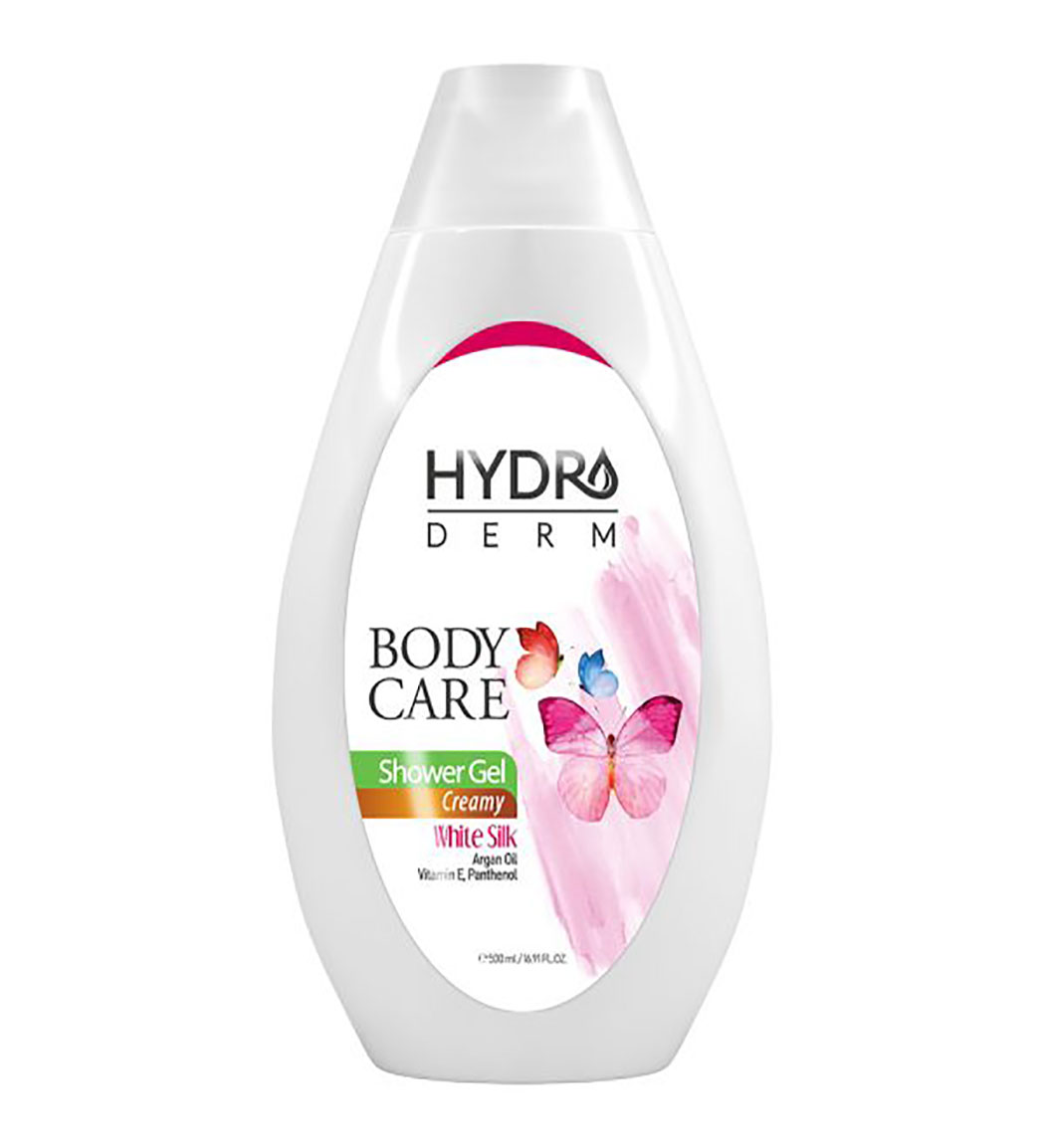 شامپو بدن کرمی با رایحه ابریشم سفید حجم 500 میل